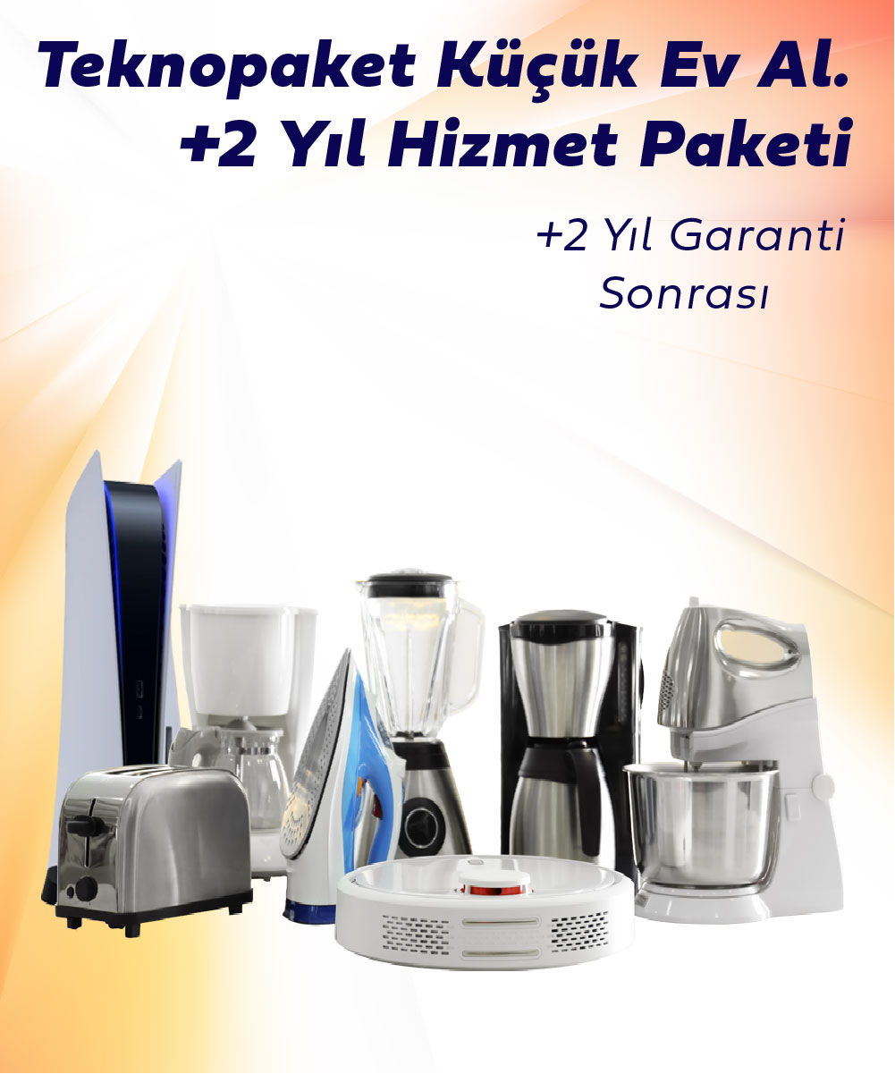 Teknopaket +2 Yıl Küçük Ev Aletleri Hizmet Paketi